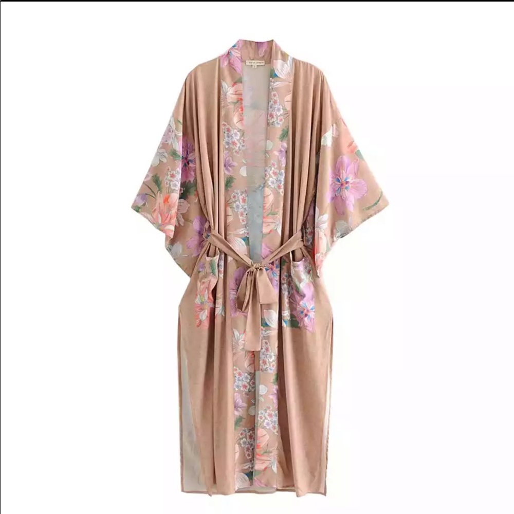 5⭐️ FAV BESTSELLER WATERFALL KIMONO ROBE DUSTER - Picture 4 of 8